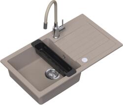 Ruvetti Natu Maxi chiuveta cu baterie și accesorii bej/oțel LP_3200-NM7744BE_W (LP3200NM7744BEW)