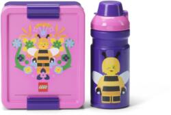 LEGO® Set de gustări LEGO Bee (sticlă și cutie) - violet