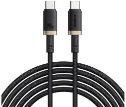 Baseus Dura Adatkábel Type-C - Type-C, 100cm, Arany/Fekete