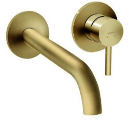 FERRO Falba süllyesztett csaptelep, Ferro Ciriculus mosdó csaptelep, szálcsiszolt arany BCK3PABG - mozaikkeramia