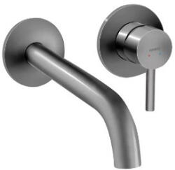 FERRO Falba süllyesztett csaptelep, Ferro Ciriculus mosdó csaptelep, gun metal BCK3PAGM - mozaikkeramia