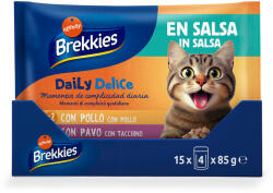 Affinity 4x85g Brekkies Daily Delice csirke & pulyka nedves macskatáp