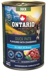 ONTARIO Conservă Ontario Adult pate de rață cu aromă de merișoare 400g (214-859884)