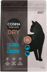 Cosma 2x2kg Cosma Air-Dried tonhal & csirke + kacsa & csirke száraz macskatáp