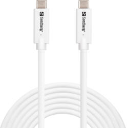 Sandberg 136-75 USB kábel USB 3.2 Gen 2 (3.1 Gen 2) 3 M USB C Fehér (136-75)