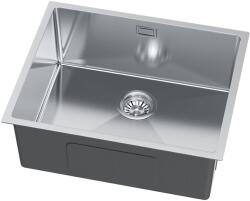 Ruvetti Stelio acél mosogató szifonnal 54x44 cm acél 5001S_BS60_P (5001SBS60P)