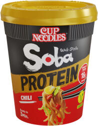 Nissin Soba PROTEIN Chili Poharas instant tésztaétel 93g