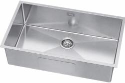 Ruvetti Stelio acél mosogató szifonnal 74x44 cm acél 5001S_BS80_P (5001SBS80P)