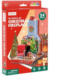 CubicFun W3156 - Mikulás szán - 19 db-os 3D puzzle (W3156) - puzzle