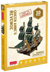 CubicFun S3031 - Mini Anna királynő bosszúja kalózhajó - 24 db-os 3D puzzle (S3031) - puzzle