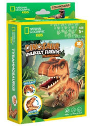 CubicFun DS1169 - Mini National Geographic Kids T-Rex - 47 db-os 3D puzzle (DS1169) - puzzle