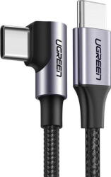 UGREEN USB-C2.0 to Angled USB-C Charging Braided 3m Negru (80714)