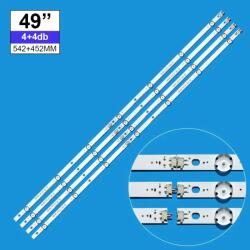  Háttérvilágítás LG 49coll 4+3LED 3V 8db/csomag 4A+4B