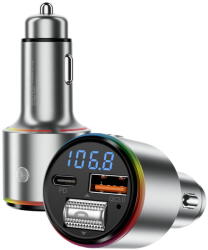 Proove Modulator FM USB+USB-C PD QC3.0 30W Gri (KF2361780) - pcone