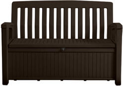 Keter Patio Bench műanyag kerti pad/tároló barna 227L (253818-253820)