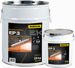 Murexin Ep 3 Epoxibevonat Ral 7032 Kavicsszürke, 25 kg, A. Komponens