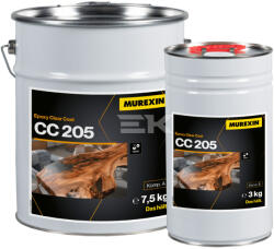 Murexin Cc 205 Epoxi Clear Coat Transzparens, 7, 5 kg, A. Komponens