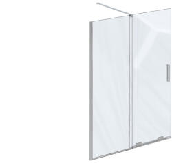RAVAK Tolóajtós zuhanyfal ROWI-100 króm + Transparent X9WVA0C00Z1 (X9WVA0C00Z1)