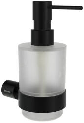 RAVAK FOLD FD 231.20BLM Üveg szappanadagoló, matt fekete X07P1356 (X07P1356)