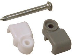 TRACON N0F-20 20db fehér telefonkábelszorító bilincs