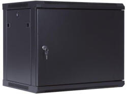 Techson Rackszekrény, 19", 9U, fali - ipkameradiszkont - 48 617 Ft