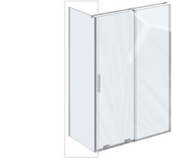 RAVAK Fix zuhanyfal ROPS-90 króm + Transparent X90V70C00Z1 (X90V70C00Z1)