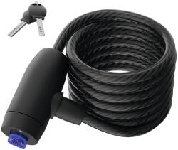 BASI ZR 302 kulcsos spirálzár porvédővel (B69900302)