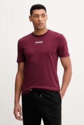 Guess pamut póló COCHISE - burgundia XXL