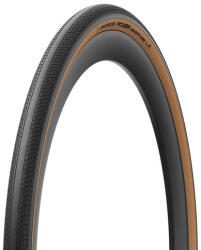 Michelin Power Adventure Classic TS TLR Competition Line 622-42 (700x42c - 28x1, 6) gravel külső gumi (köpeny), defektvédett, kevlárperemes, TL-Ready, 450g, barna oldalfallal