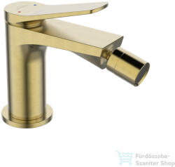 INVENA ALONIA bidé csaptelep click-clack leeresztővel, szálcsiszolt arany BB-70-009-V (BB-70-009-V)