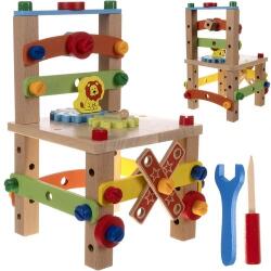 Kruzzel Scaun de copii colorat, cu elemente interactive de joc (00022506)
