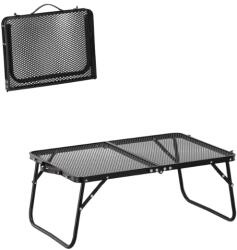 Garden Line Măsuță de camping pliabilă, negru, 60x40x26, 5 cm (OXE3224)