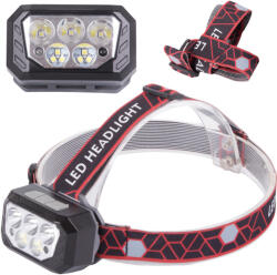 Verk Group Lanternă Frontală Tactică LED SQ-870 cu Dioduri XHP30 și SMD, Încărcare USB (08336)