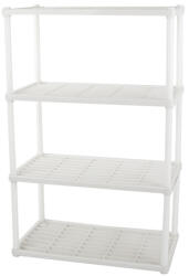 Verk Group Raft cu 4 niveluri pentru baie - Alb (27047) Raft