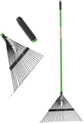 Garden Line Greblă reglabilă cu mâner din fibră de sticlă - 58 x 40 x 150 cm (FUR8676) Grebla