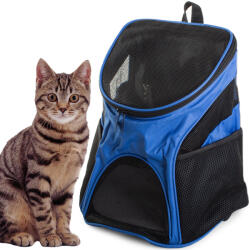 Przyjaciele Rucsac albastru pentru transportul animalelor de companie, cu funcții de ventilare (19050_N)