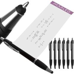 Maaleo Set Maaleo de 6 stilouri elegante cu notițe retractabile, în culori negru și albastru (00024277)