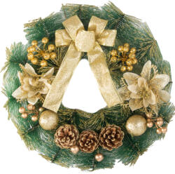 Verk Group Coroană decorativă de Crăciun pentru ușă și perete, 40 cm - „Christmas Wreath 40cm - Door & Wall (26196)