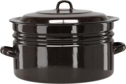 BackHomeLiving Oală emailată maro 25L, 40cm (EMA3608)