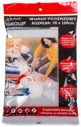Verk Group Sac de protecție pentru depozitare vacuum, 70 x 100 cm, transparent (15147)