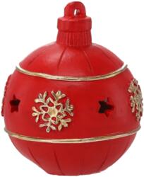 BackHomeLiving Glob decorativ cu LED roșu - 13 cm (SID1495)