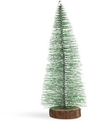 Family Collection Decor Mini Brad Artificial - cu Zapada, Verde - 30 cm (58269C)