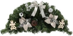 BackHomeLiving Decorațiune suspendată de Crăciun, argintie, 60 cm (ANT4121)