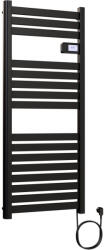  Elektromos design radiátor digitális termosztáttal NERO Italia AF-04DEW - 50 x 120 cm