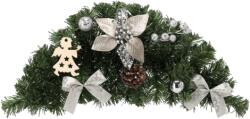 BackHomeLiving Decorațiune suspendată de Crăciun, argintie, 46 cm (ANT4114)