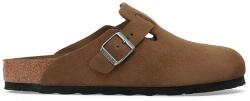Birkenstock papucs velúrból Boston - barna Női 44