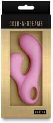  Csiklóizgatós g-pont vibrátor - Gold-n-dreams Agatha rose quartz