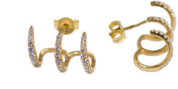 Ékszershop 3 kősoros arany fülbevaló (1334595)