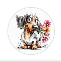  Fa tábla nyomtatott, Tacsis Tavasz, kerek 11, 8cm