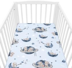 New Baby Pamut lepedő 120x60 - Maci az űrben